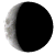 Waning Crescent, 24 days, 15 hours, 12 minutes in cycle