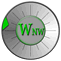 Wind from WNW Wind from WNW