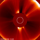 Latest LASCO C2 image of the Sun