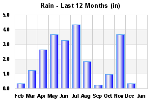 Rainfall Past 12 months